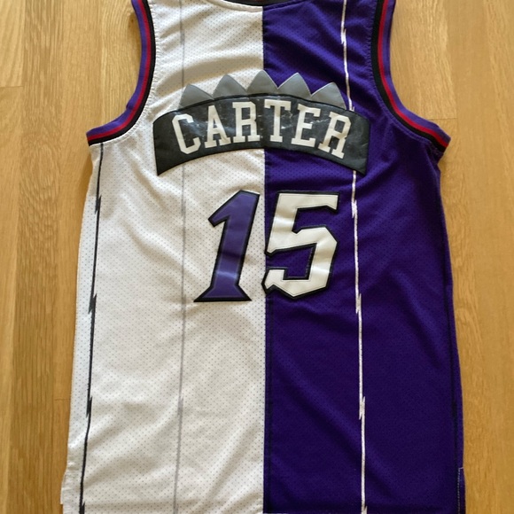 NBA Mitchell & Ness Raptors Jersey #15 Vince Carter Hardwood Classics/Size M 40 - Picture 13 of 16